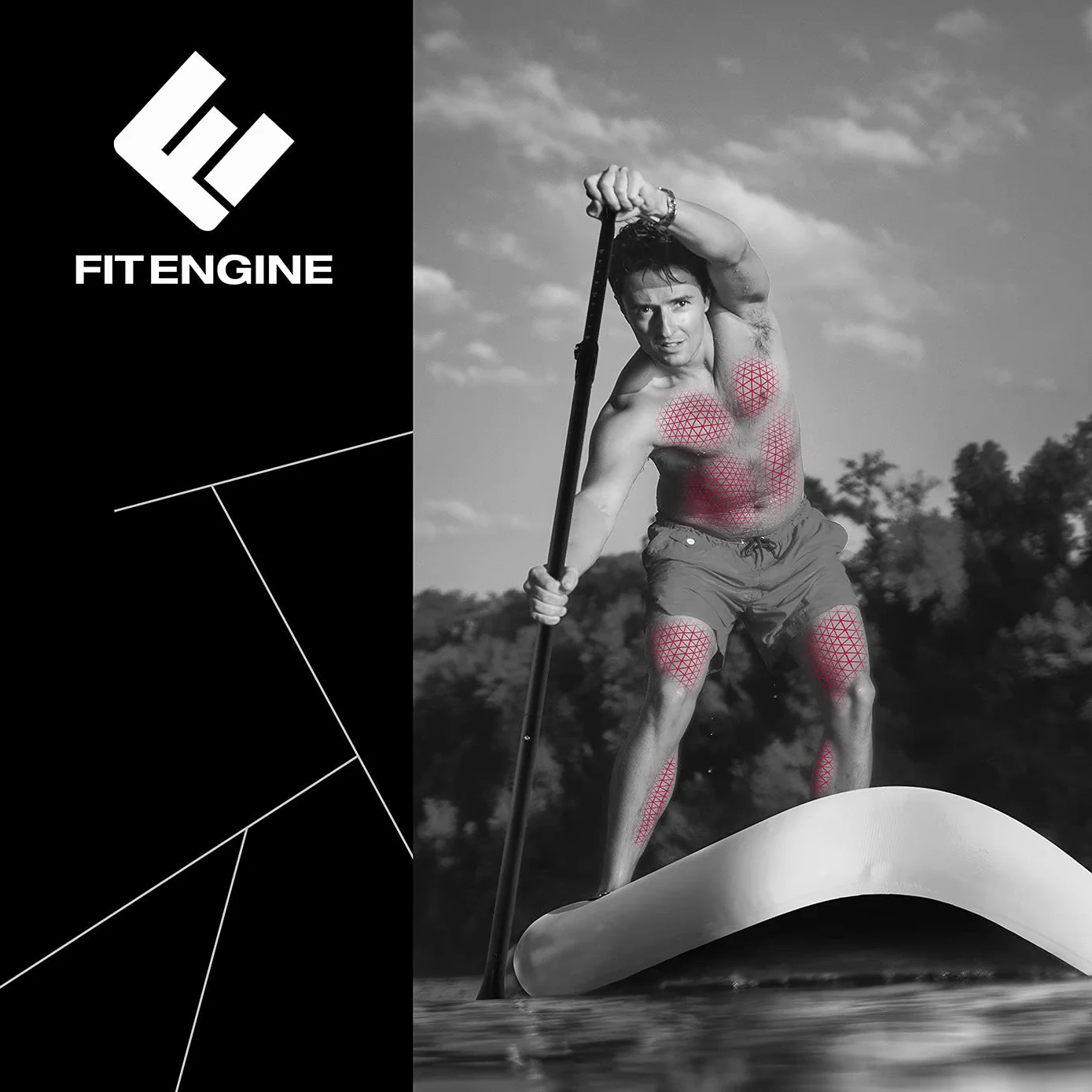 FitEngine Stand Up Paddle Board Set