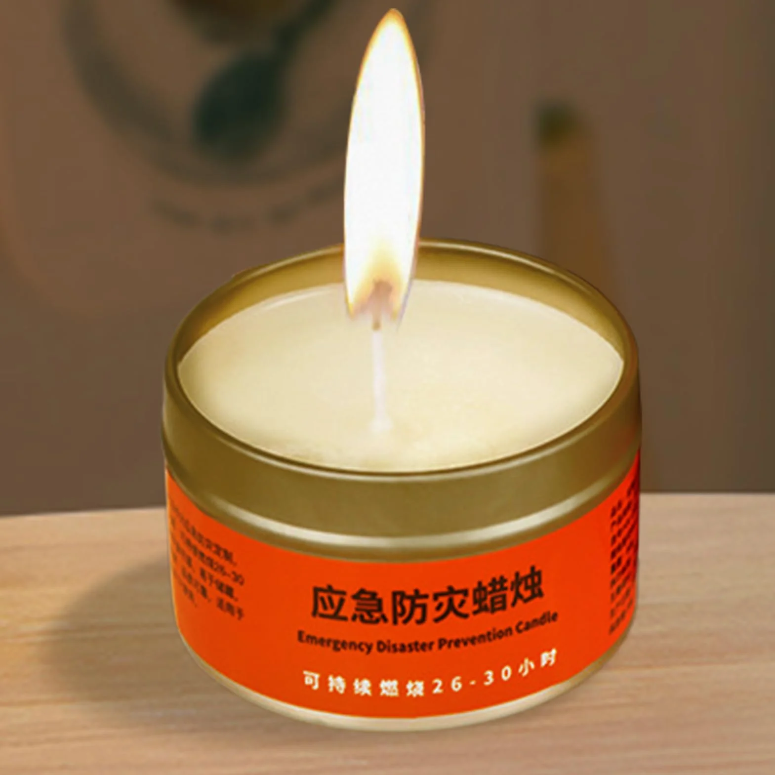 Candele Per Emergenza Kit 5 Candele Non Profumate Lunga Durata 20-30 Ore Lenta Combustione Campeggio Emergenze Illuminazione