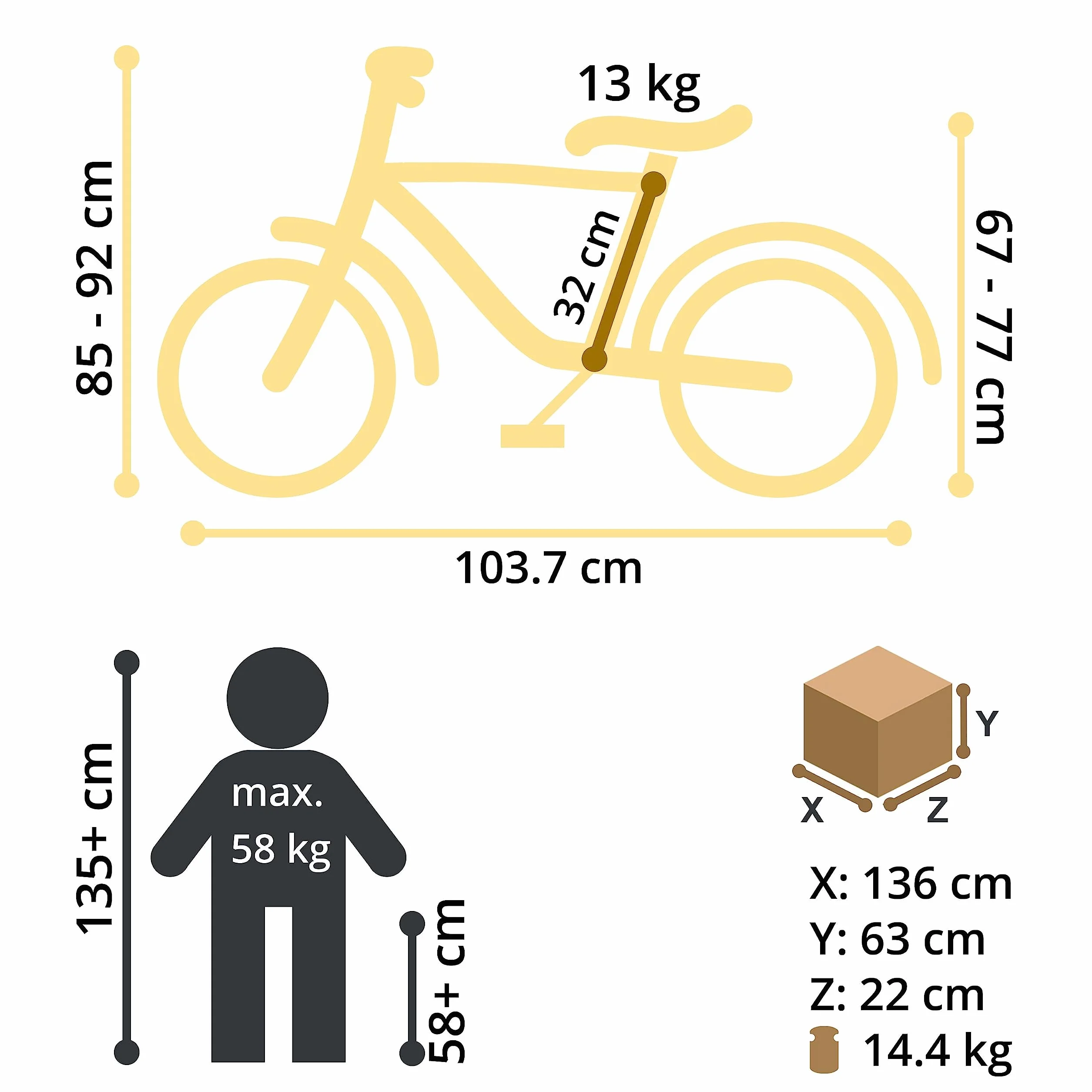 BIKESTAR Bicicletta Bambini 24 Pollici VTT Freno a Pattino e Retropedale