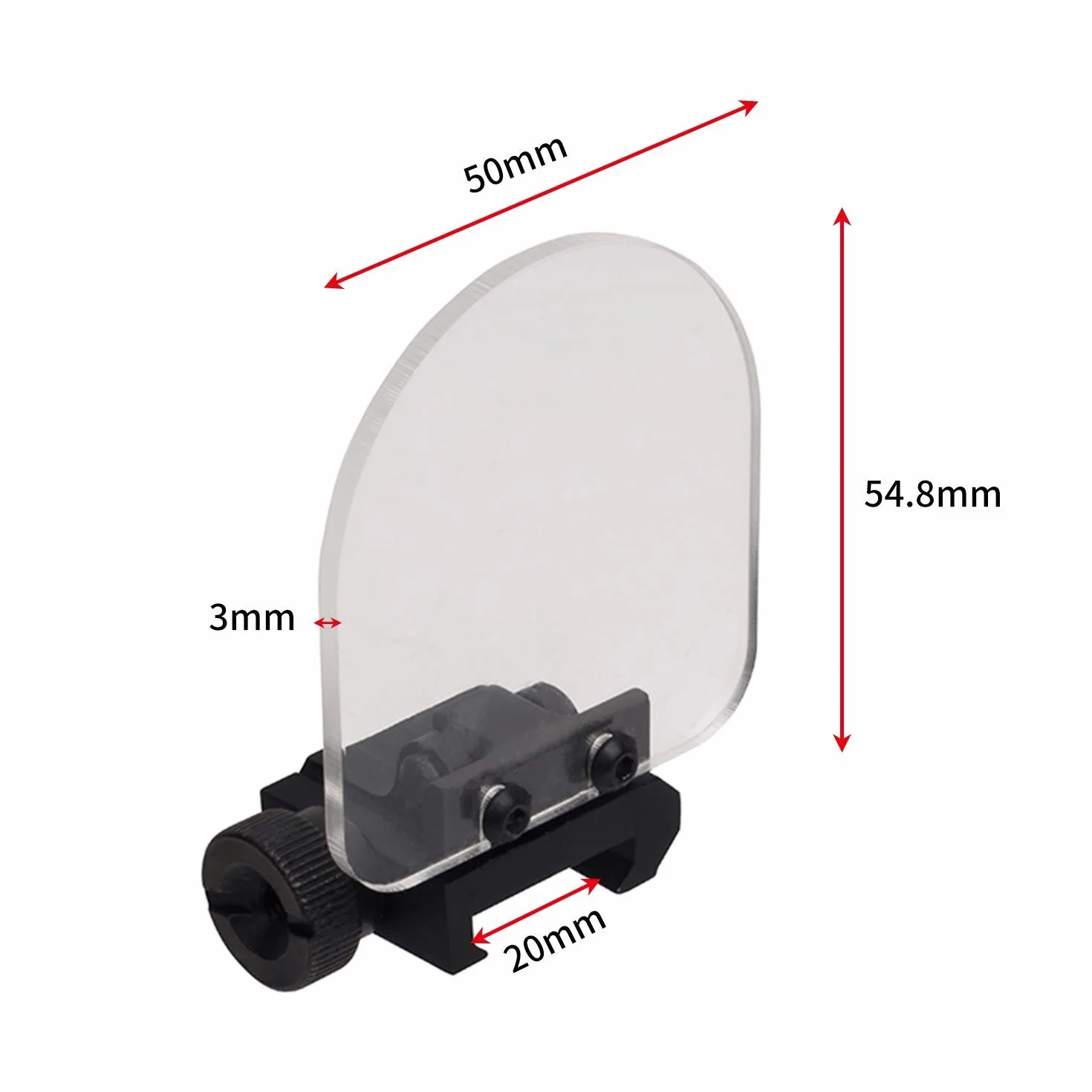 Scope Protector Airsoft 20mm Rail Tactical Lens Robusto