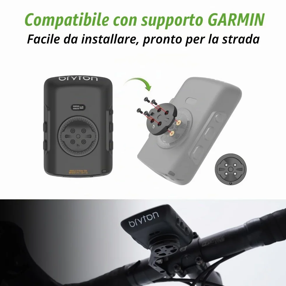 Bryton Rider 550 GPS Ciclismo, Schermo 7,1 cm, 37 Ore Batteria, Navigazione Turn-By-Turn