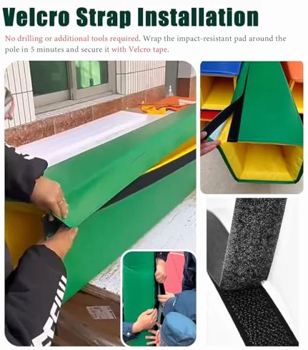 Crash Cushion Pads do palo quadrato ochronne UV do kortu