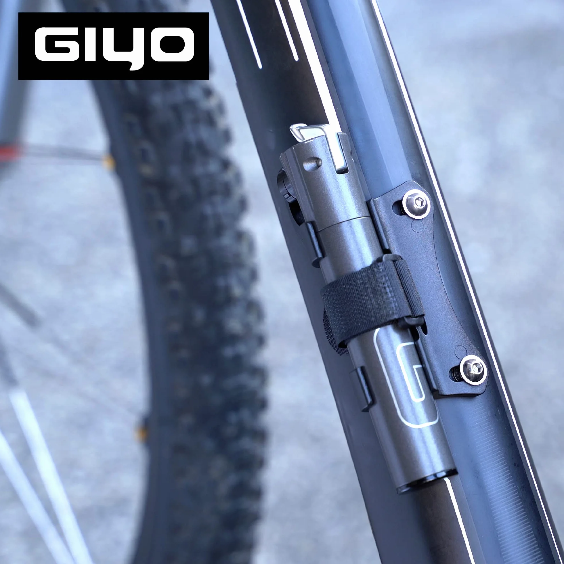 GIYO Pompa per Pneumatici Bici 80 PSI Telescopico All Metal CNC Portatile Mini Pompa Valvola Schrader Presta MTB