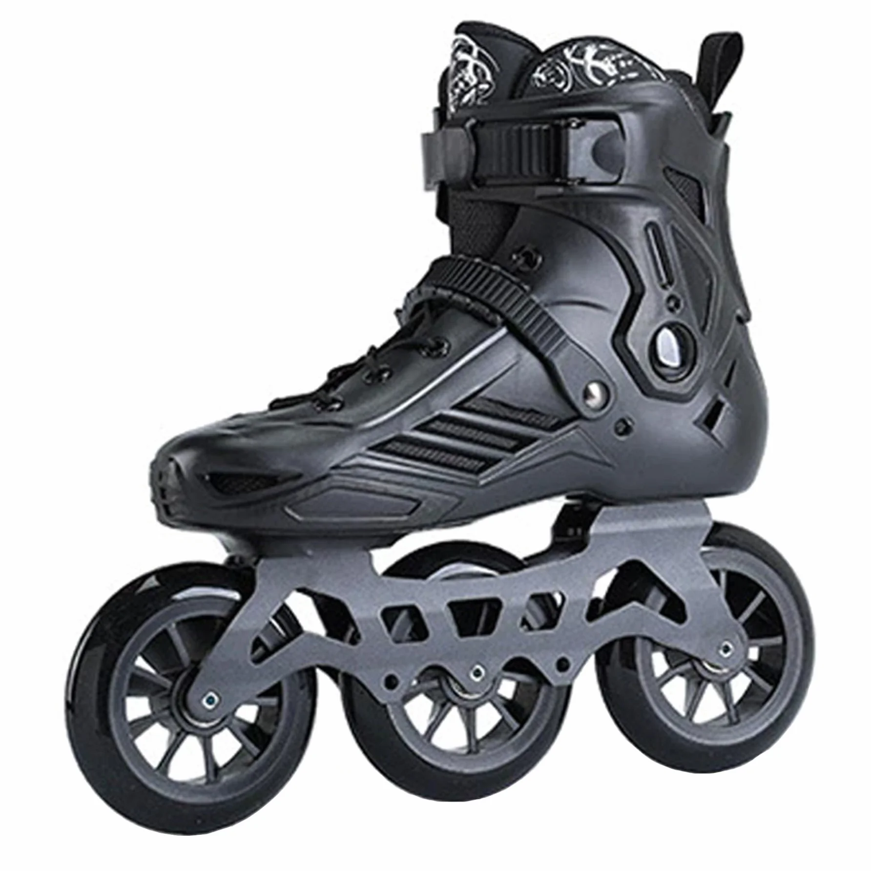 Pattini a Rotelle Adulto 3 Ruote 110 mm Professionali da Corsa Unisex