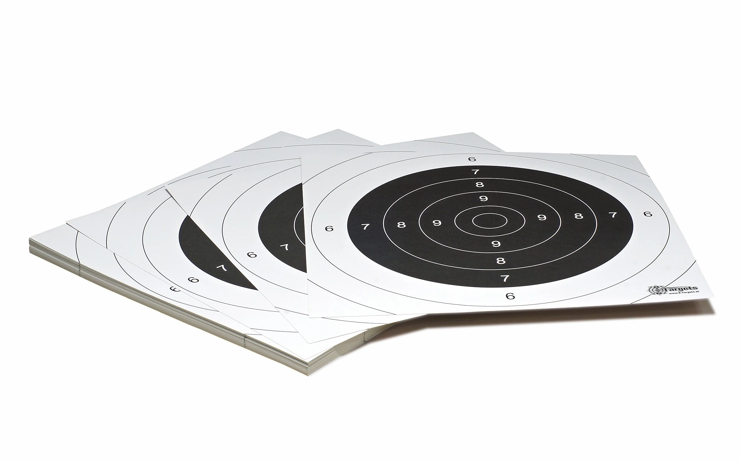 Bersagli standard 26 x 26 cm w kartonie 250 g/m²