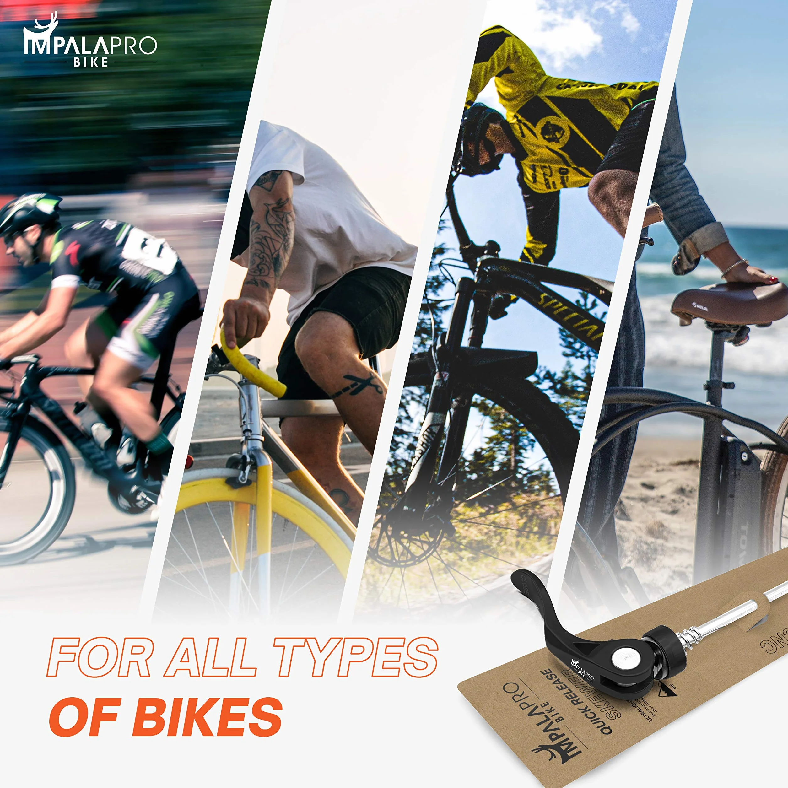 Sgancio Rapido per Bicicletta in Alluminio MTB - IMPALAPRO
