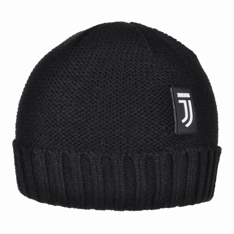 Cappello Skipper a Maglia Juventus con Logo in Gomma