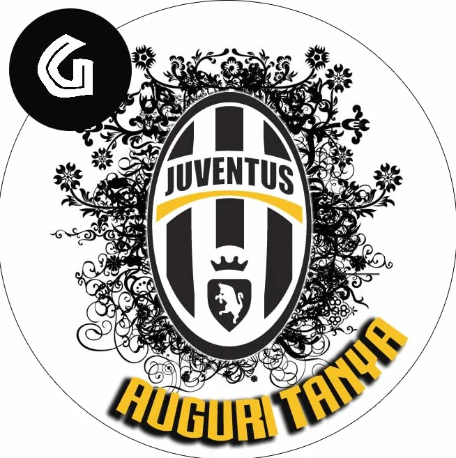 Cialda per Torta Juventus Fibra Vegetale Massima Risoluzione