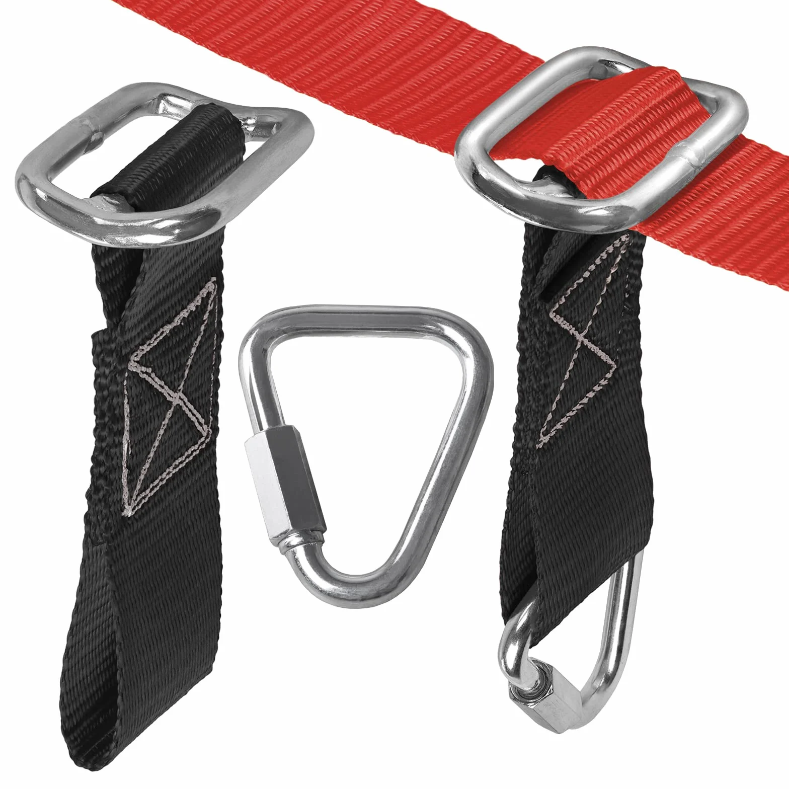 ALPIDEX Ninja Set 15 m Slackline Corda Percorso Sospeso Ostacoli