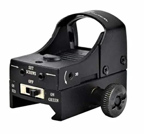 MIRINO Mini Red Dot Fucile Softair M4 G36 MP5 Scar CM16 Raider JS-HD107