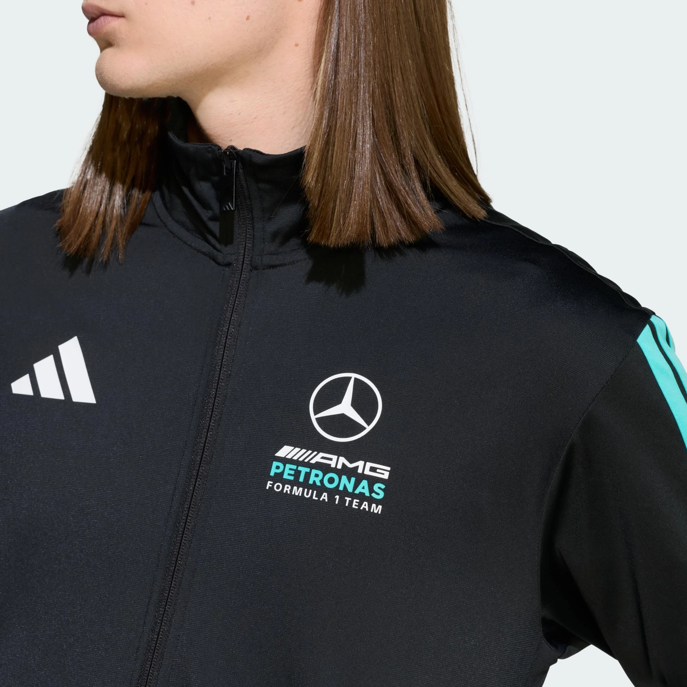 Adidas Mercedes AMG Petronas Formula 1 Team DNA Track Top Tracksuit Uomo