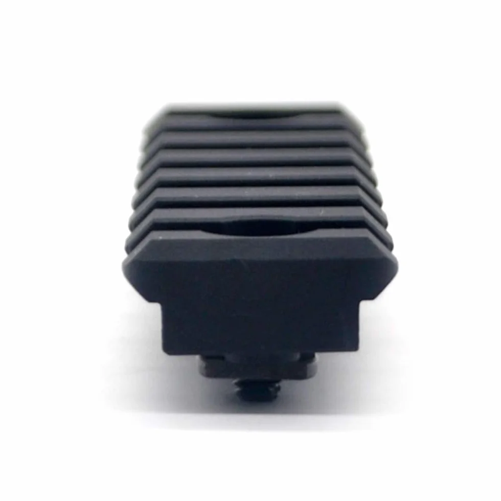 Trirock Universal 7 Slots Picatinny Rail Section KeyMod M-LOK Black