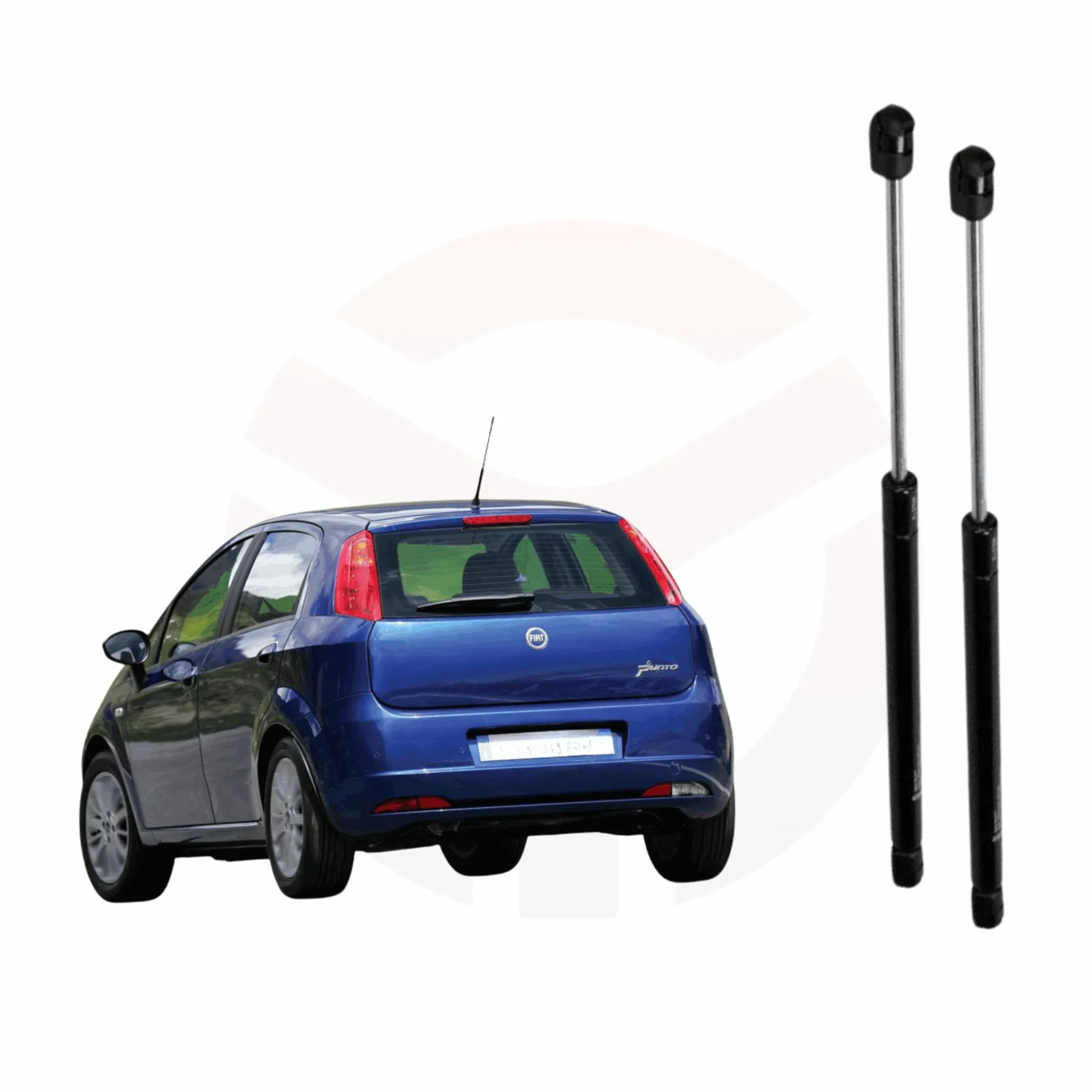 Coppia Molle a Gas Portellone Posteriore Compatibile con Fiat Grande PUNTO 2005> EVO 2008 > PUNTO 12