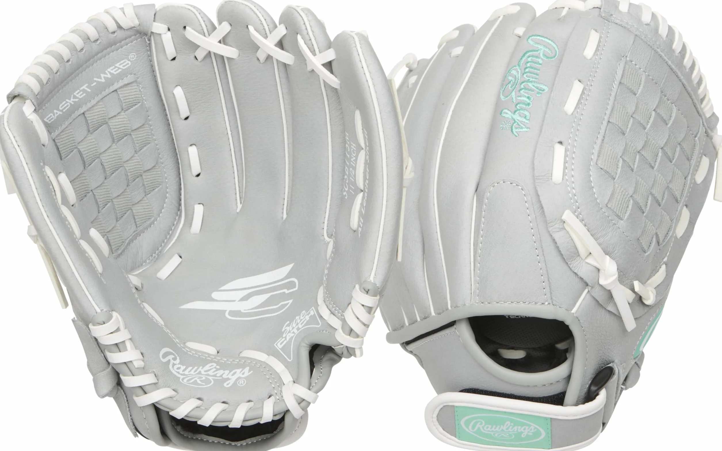 Rawlings Sure Catch Youth Softball Glove | Taglia 10"-12,5" | Guanti multipli