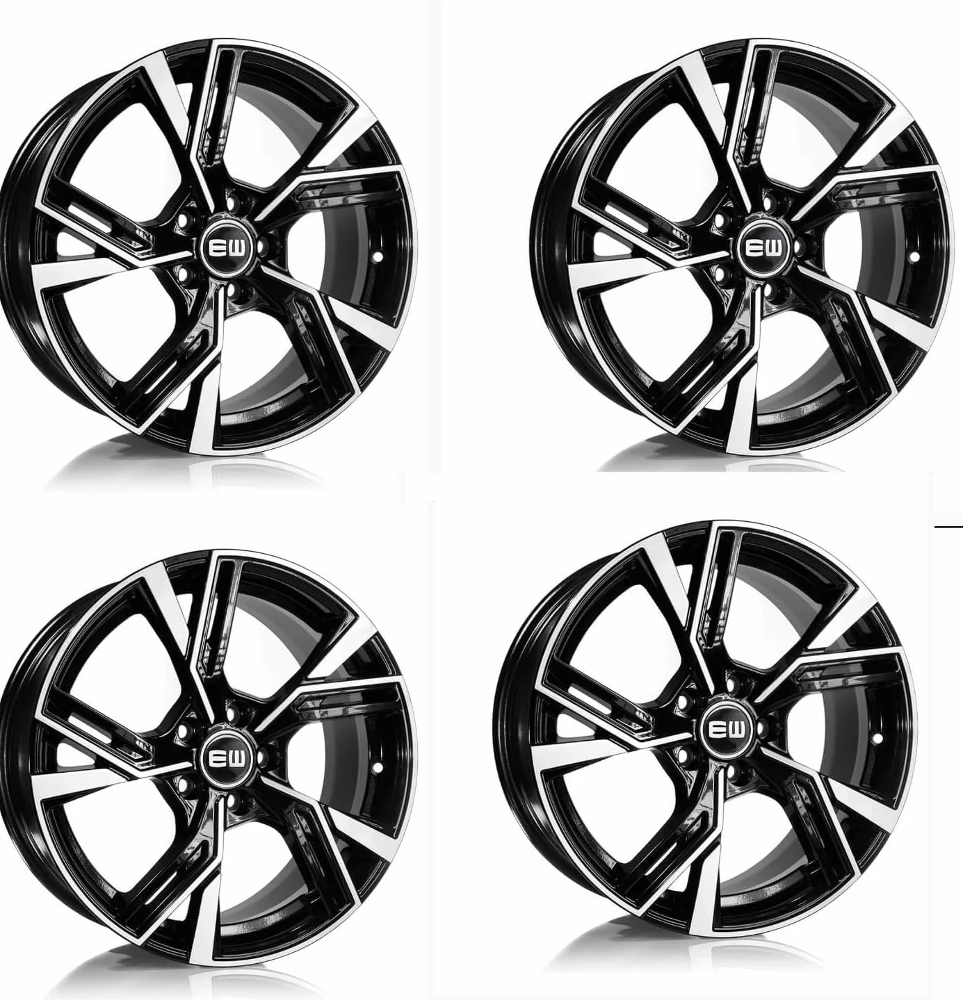 4 Cerchi in lega compatibili per Bmw serie 1 F40 e X1 F48 da 18 pollici rs6
