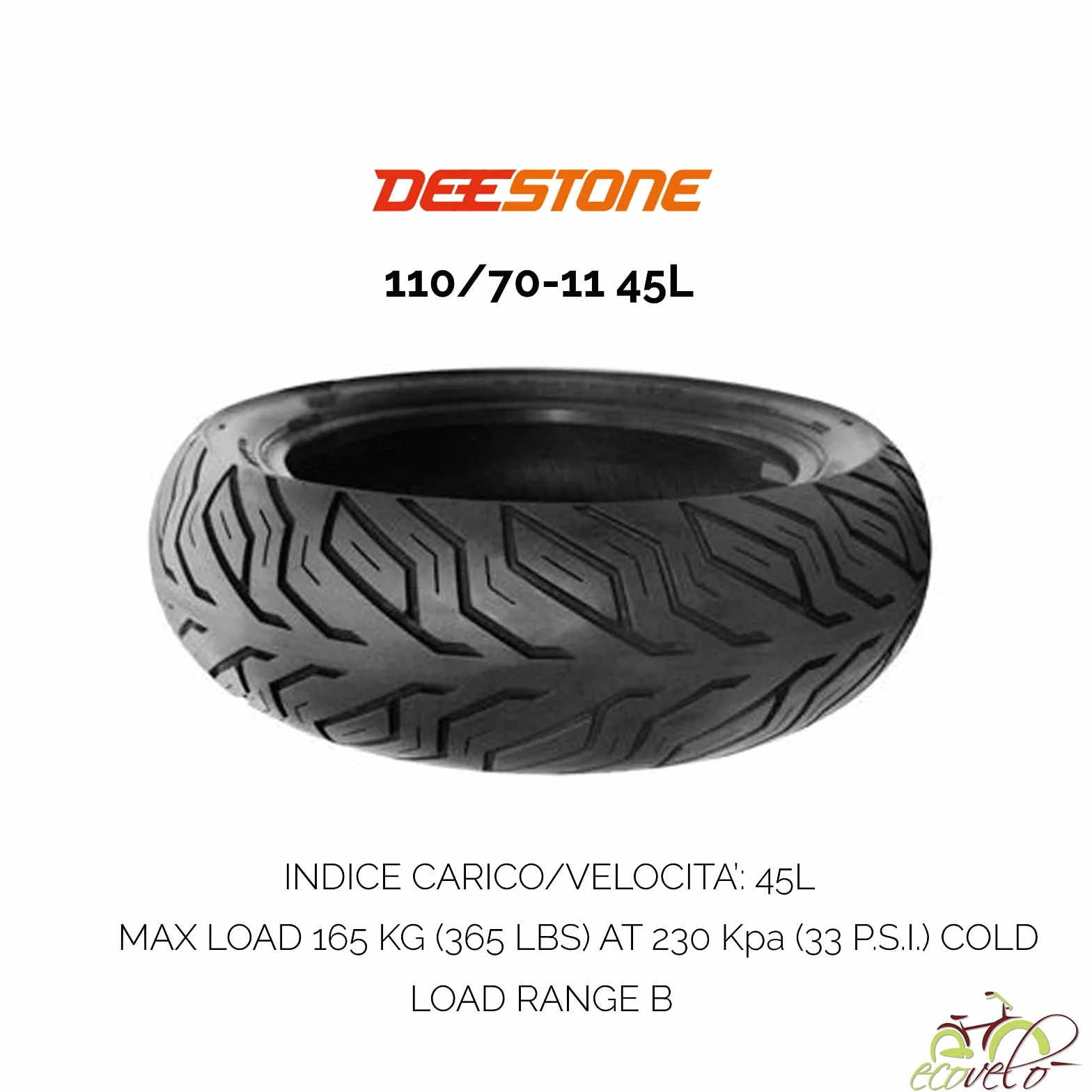 Opona Deestone 110/70-11 45L Przednia do Piaggio Vespa LX 50 125 150