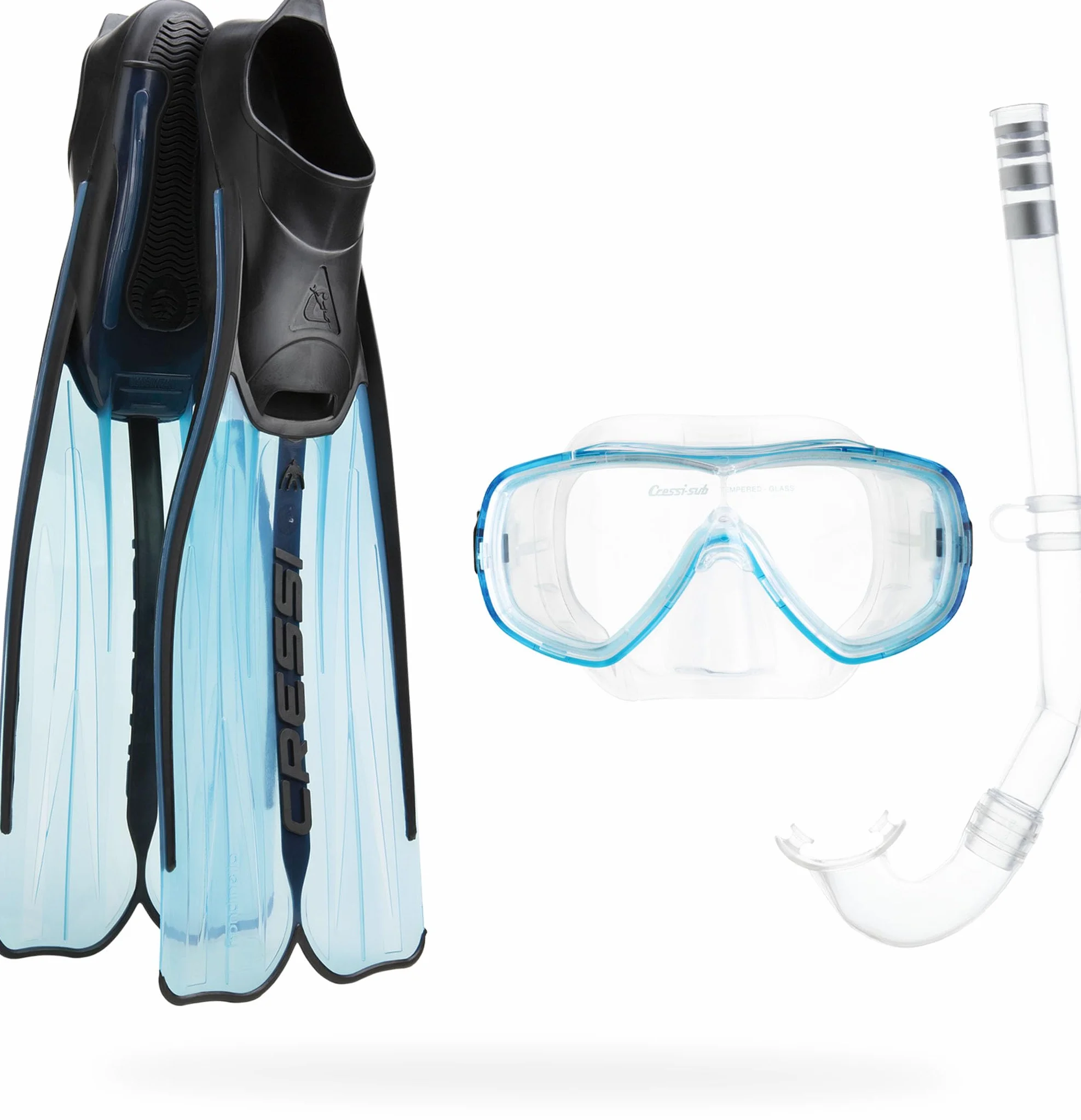 Cressi Rondinella Bag Set Pinne Maschera Snorkel