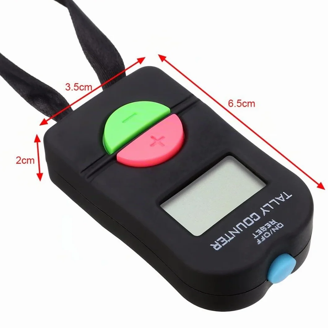 Contatore manuale palmare elettronico DollaTek, funzione addizione sottrazione, contatore digitale piccolo per sport