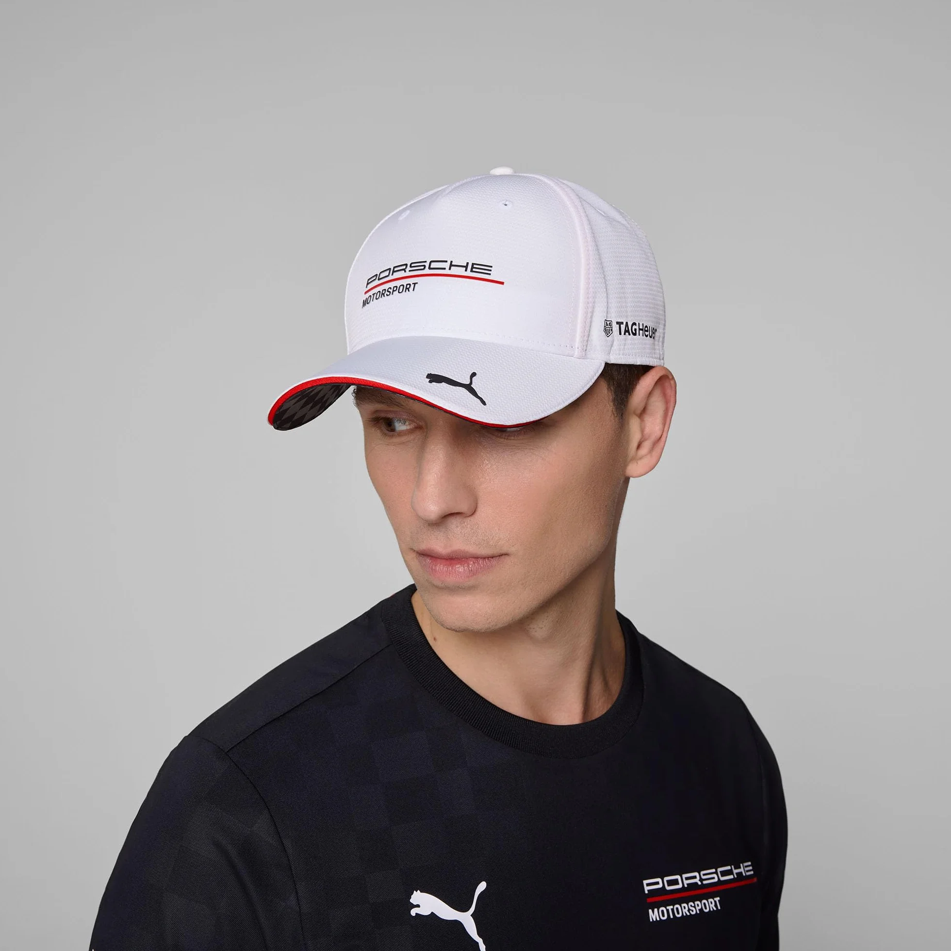 PUMA Porsche Motorsport Cappellino del Team con Visiera Curva e Loghi Porsche Motorsport