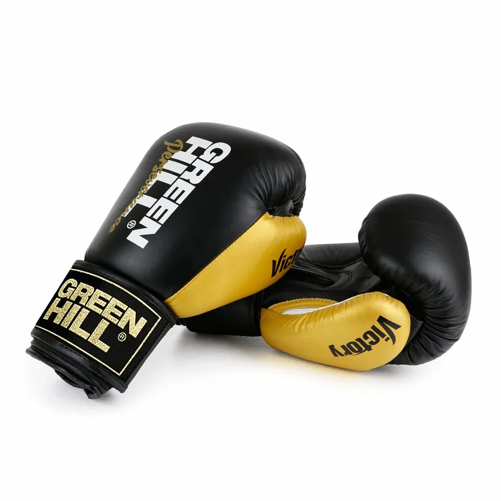 Green Hill Victory Guanti da Boxe Pugilato Pelle