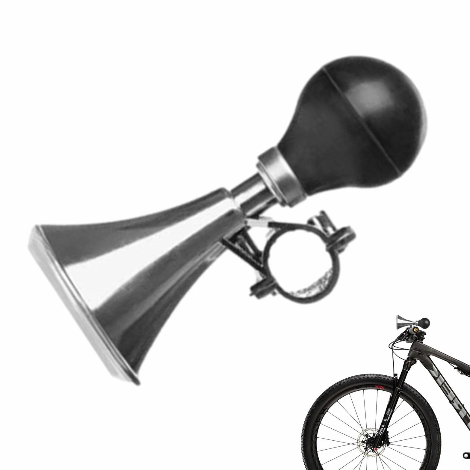 Clacson per Bici Manuale Gomma Compressione Tromba Retrò Vintage Classico Hooter