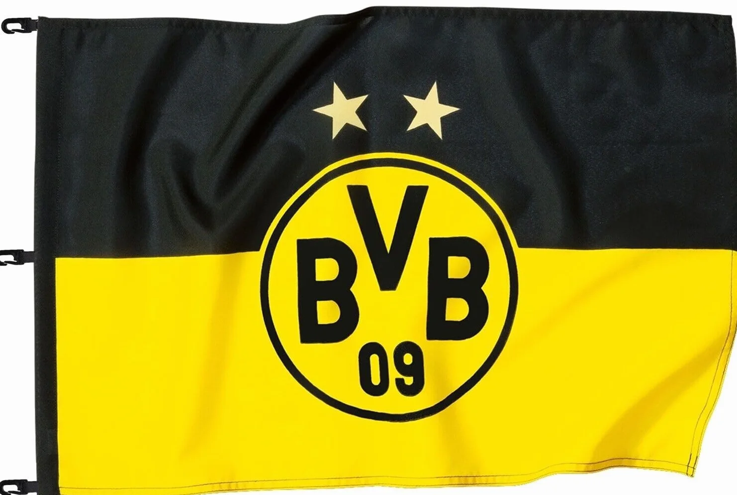 Borussia Dortmund Bandiera di sollevamento 150x100 nero-giallo