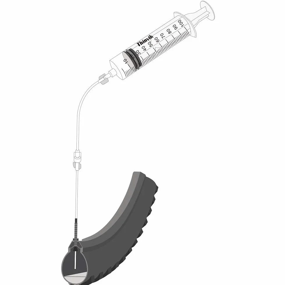 Thinvik 100ml Siringa Tubeless sigillante per bicicletta con strumento rimozione nucleo valvola Presta Schrader