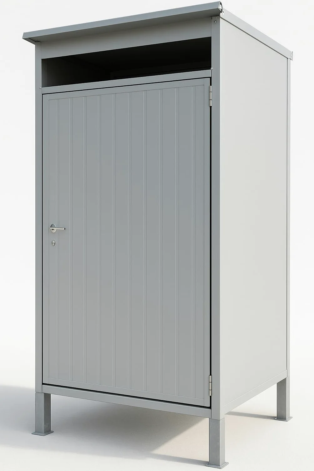 Bagno Chimico Coibentato Portatile da Cantiere in ferro, Made in Italy - WC Mobile per Cantieri, Giardini, Concerti, Eventi e Uso Privato - Bagno da Esterno Resistente e Facile da Installare