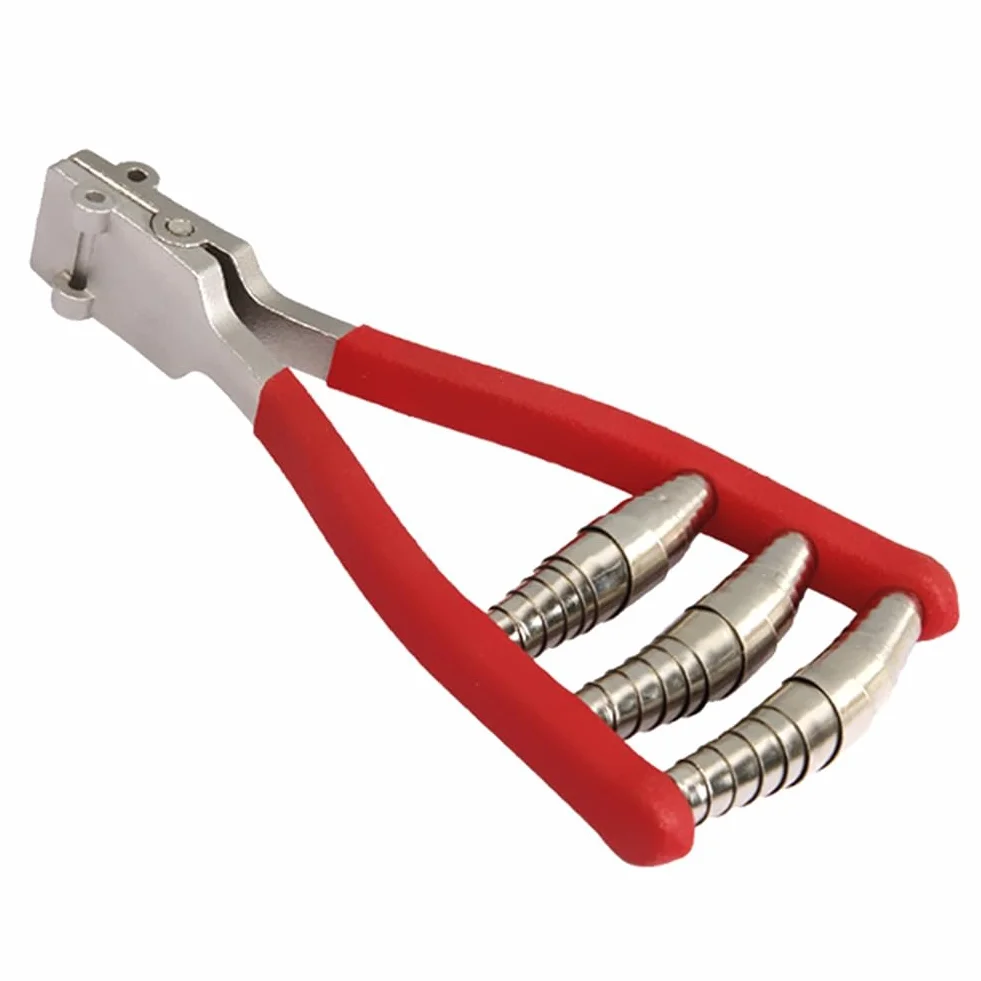 Clip di filettatura per racchetta da tennis e badminton, manico antiscivolo, molla ad alta pressione, rosso