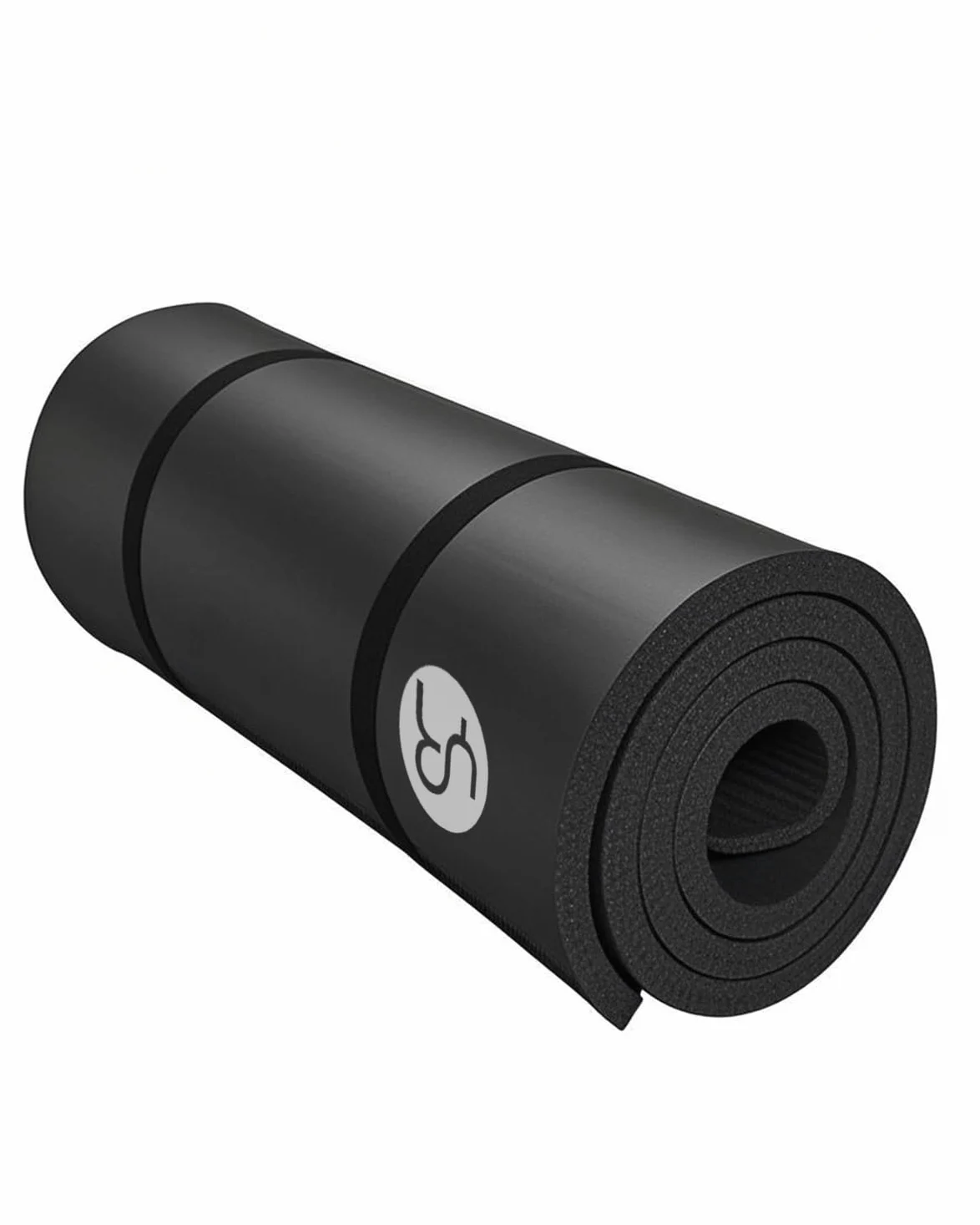 Tappetino da Yoga Antiscivolo NBR 183×61cm 15mm Spesso Tappetino Ginnastica con Cinghia di Rilegatura e Borsa a Rete