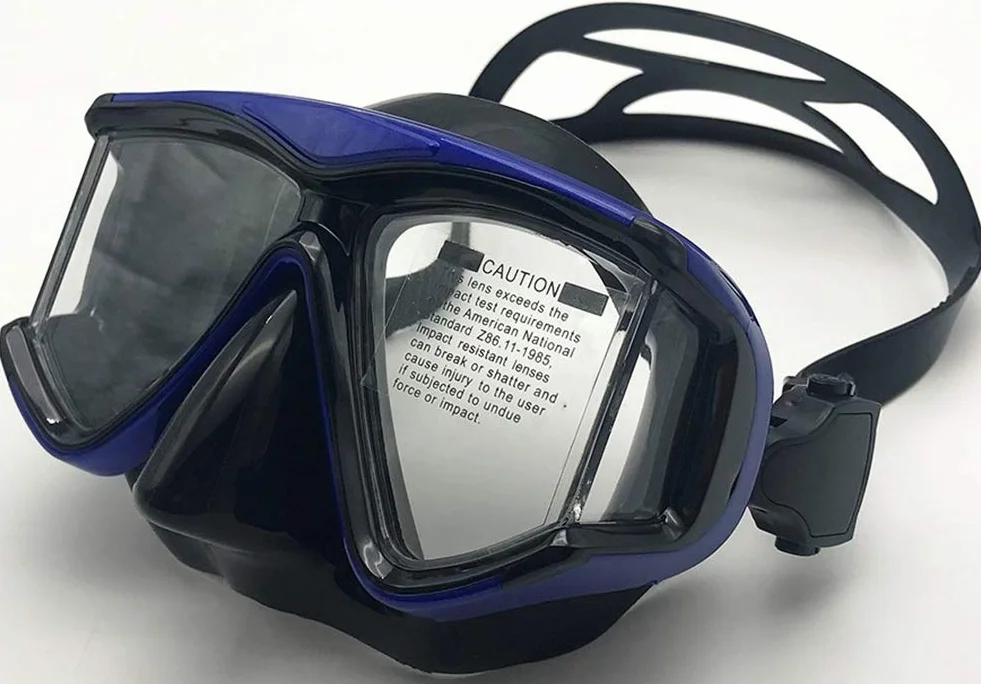 Maschera subacquea con diottria OWN4B lenti in resina per adulti e bambini miopia
