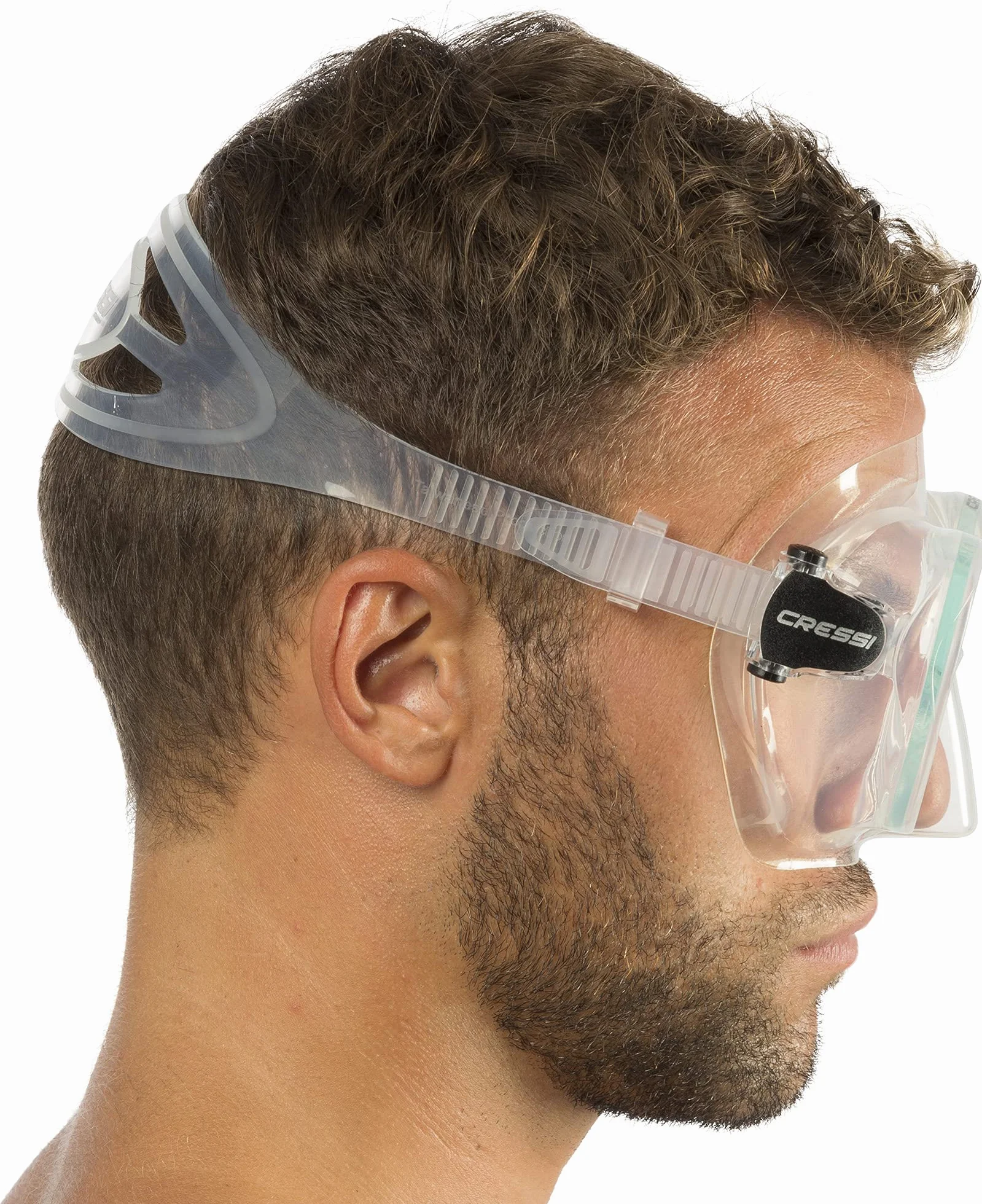 CRESSI F1 Maschera Frameless Snorkel Dry Set Immersioni Snorkeling Unisex