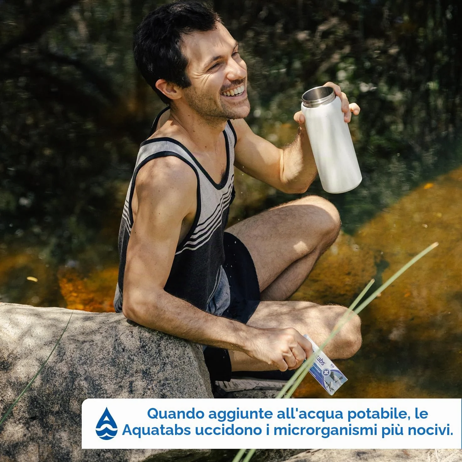 Martinez Albainox Aquatabs 50 Pastiglie Purificare Acqua Trekking