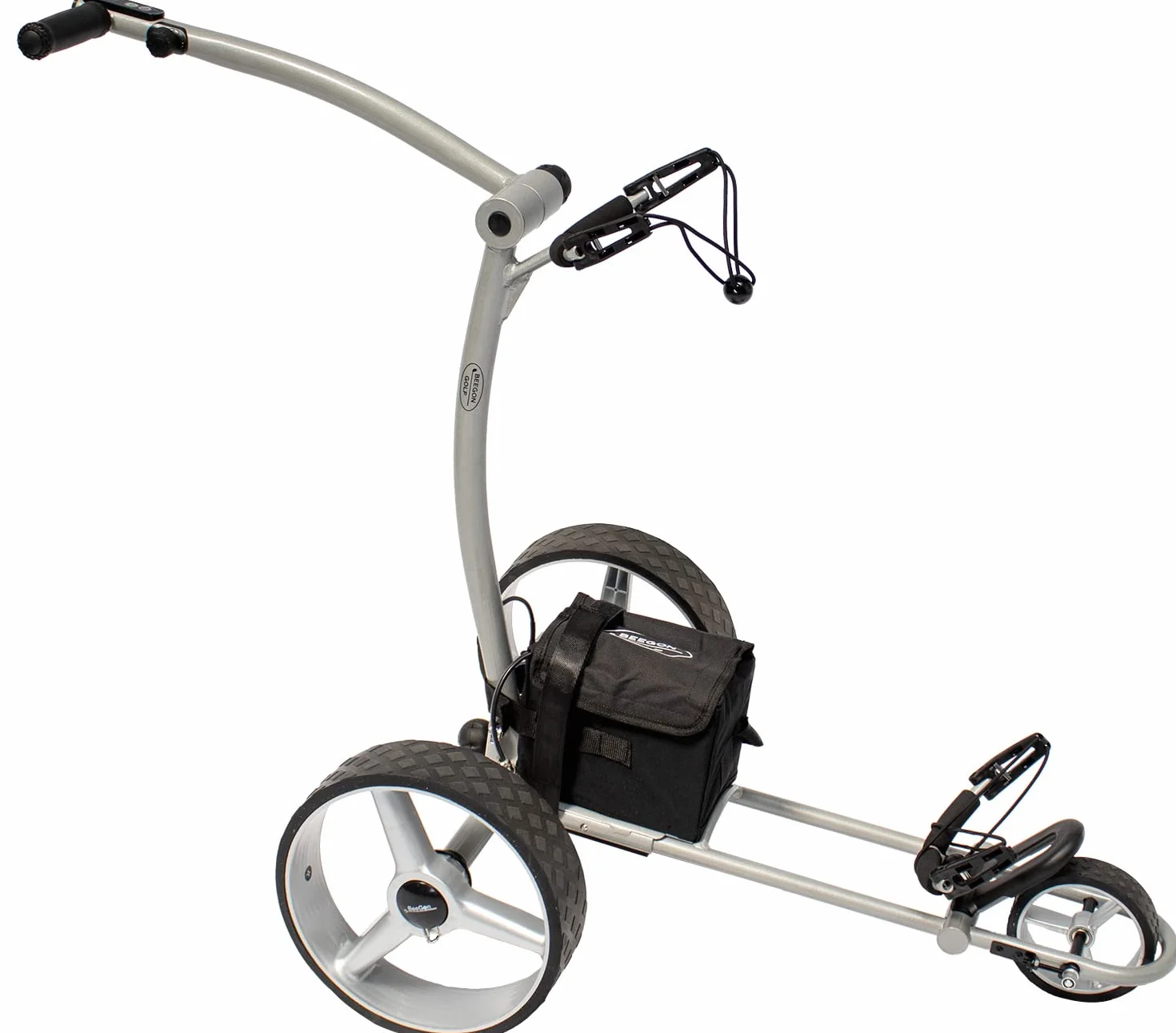 BeeGon Golf Carrello Elettrico GT-X400 PRO Grigio Argento 33 Ah