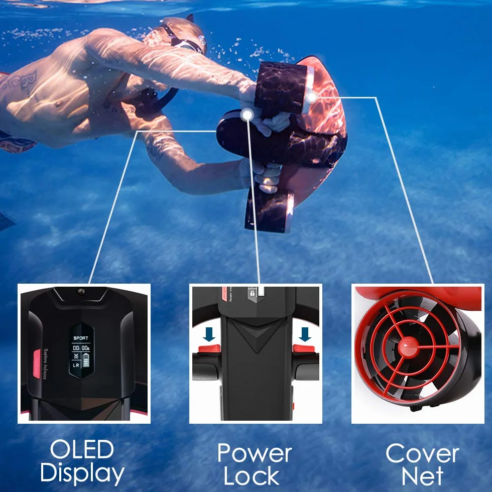 Sublue Navbow Subacquea Scooter Doppia Elica con Supporto Fotocamera per Immersione