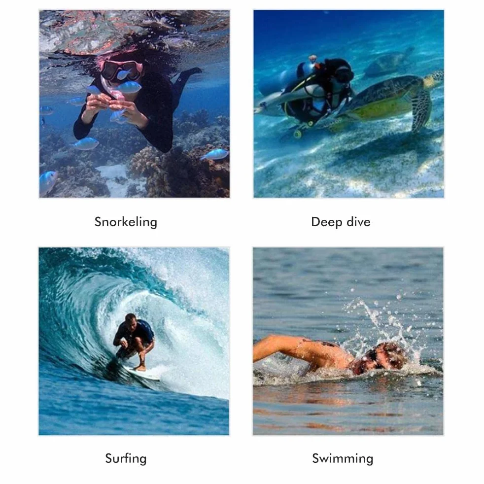 Guanti da Sub in Fibra Organica Antiscivolo Resistenti al Taglio per Snorkeling Immersioni