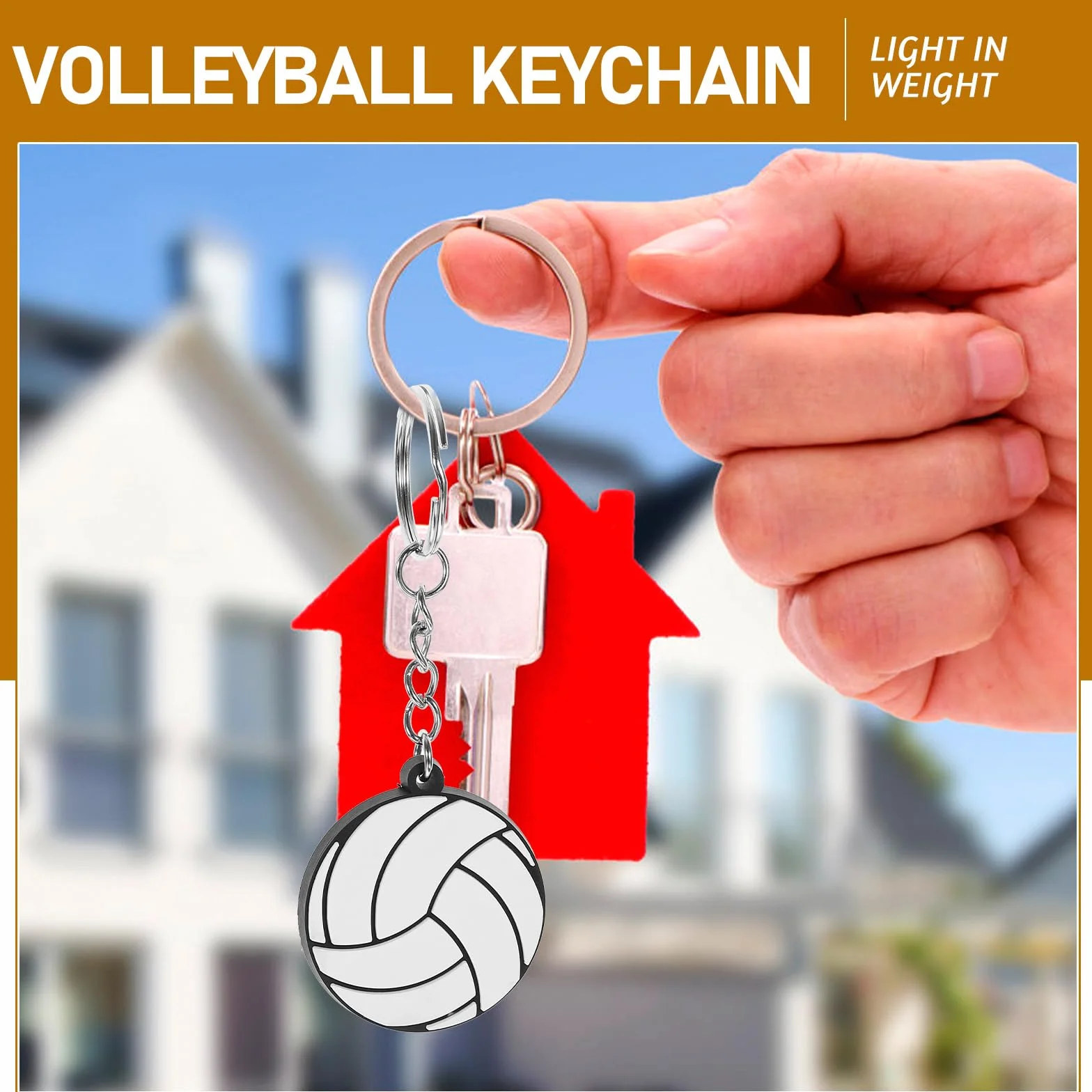 Portachiavi Pallavolo Metallo 40 Pz Happyyami Bomboniere Sportive