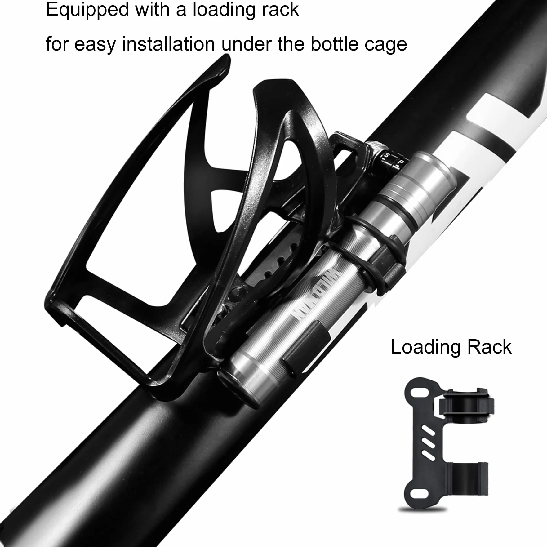 HNVNER Pompa per Bicicletta in Lega di Alluminio Mini Presta Schrader