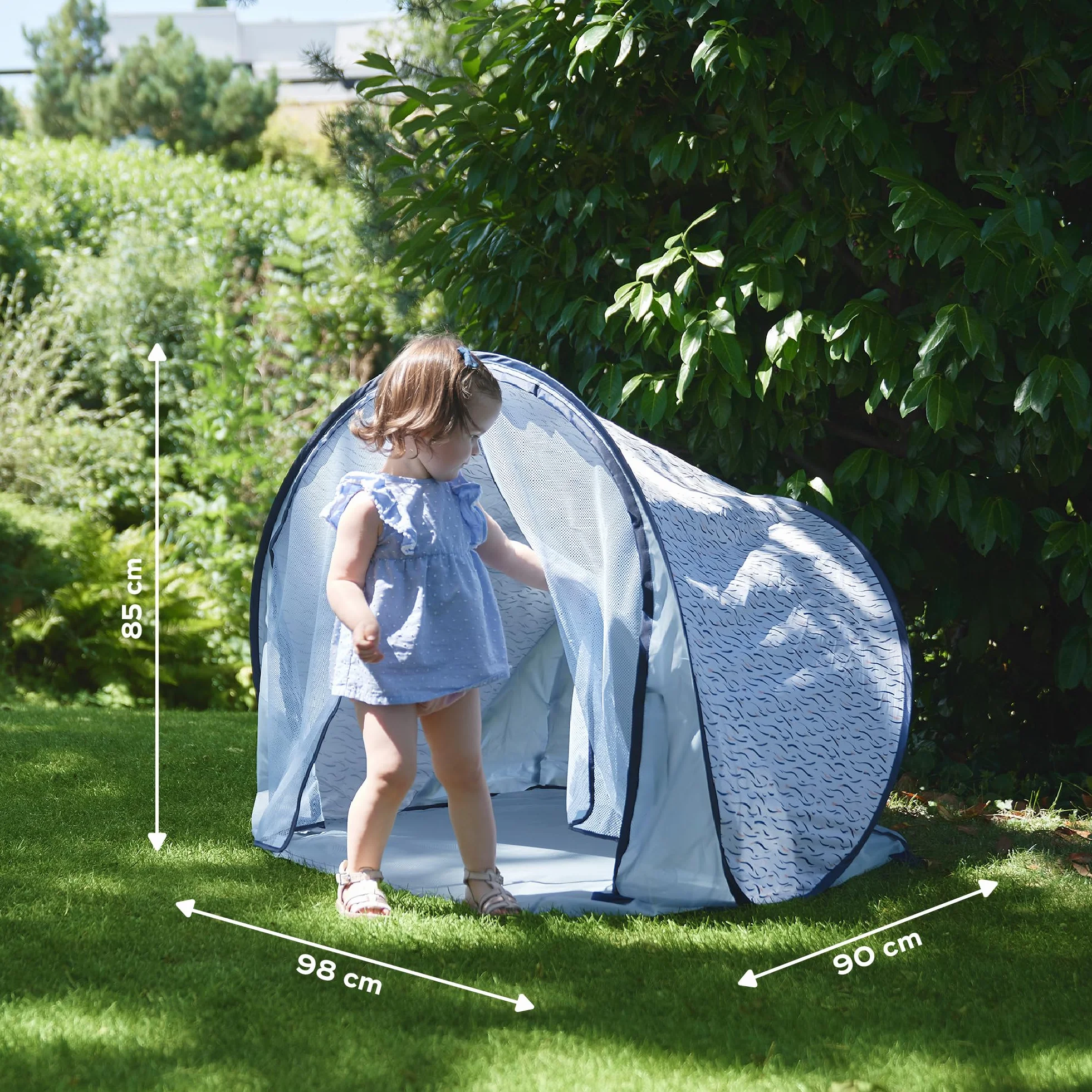 Babymoov Tenda anti-UV elevata protezione 50+ Blue Waves