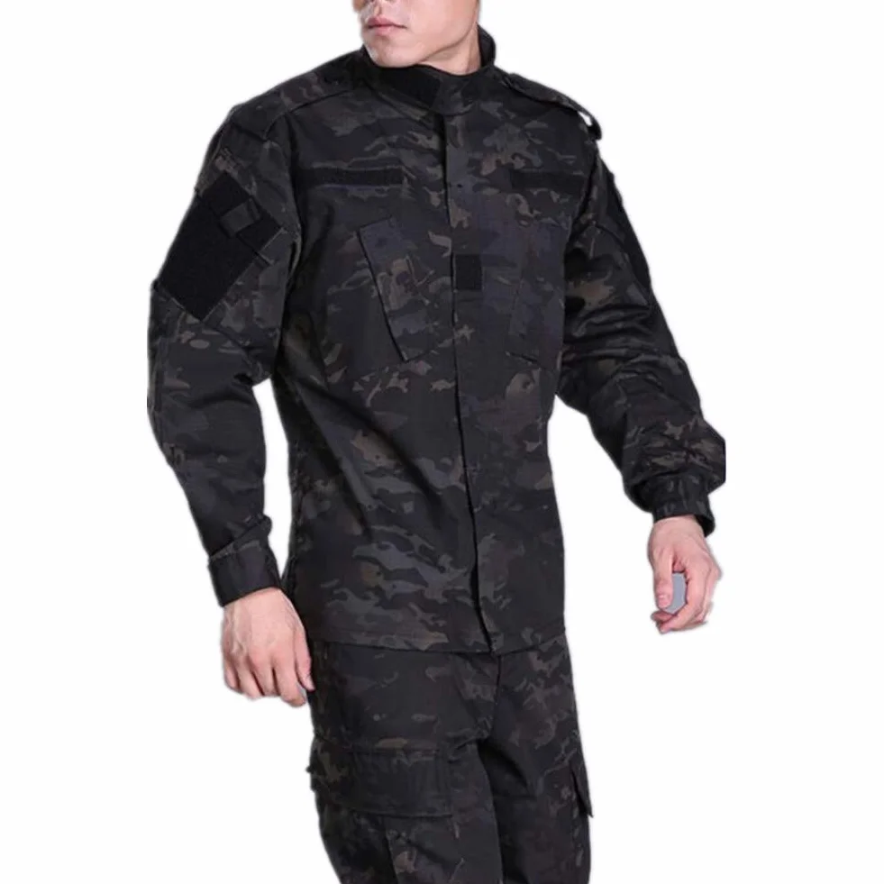 Paintball Airsoft Tactical Suit Men BDU Uniform Jacket Camo Shirt & Pants con Cintura