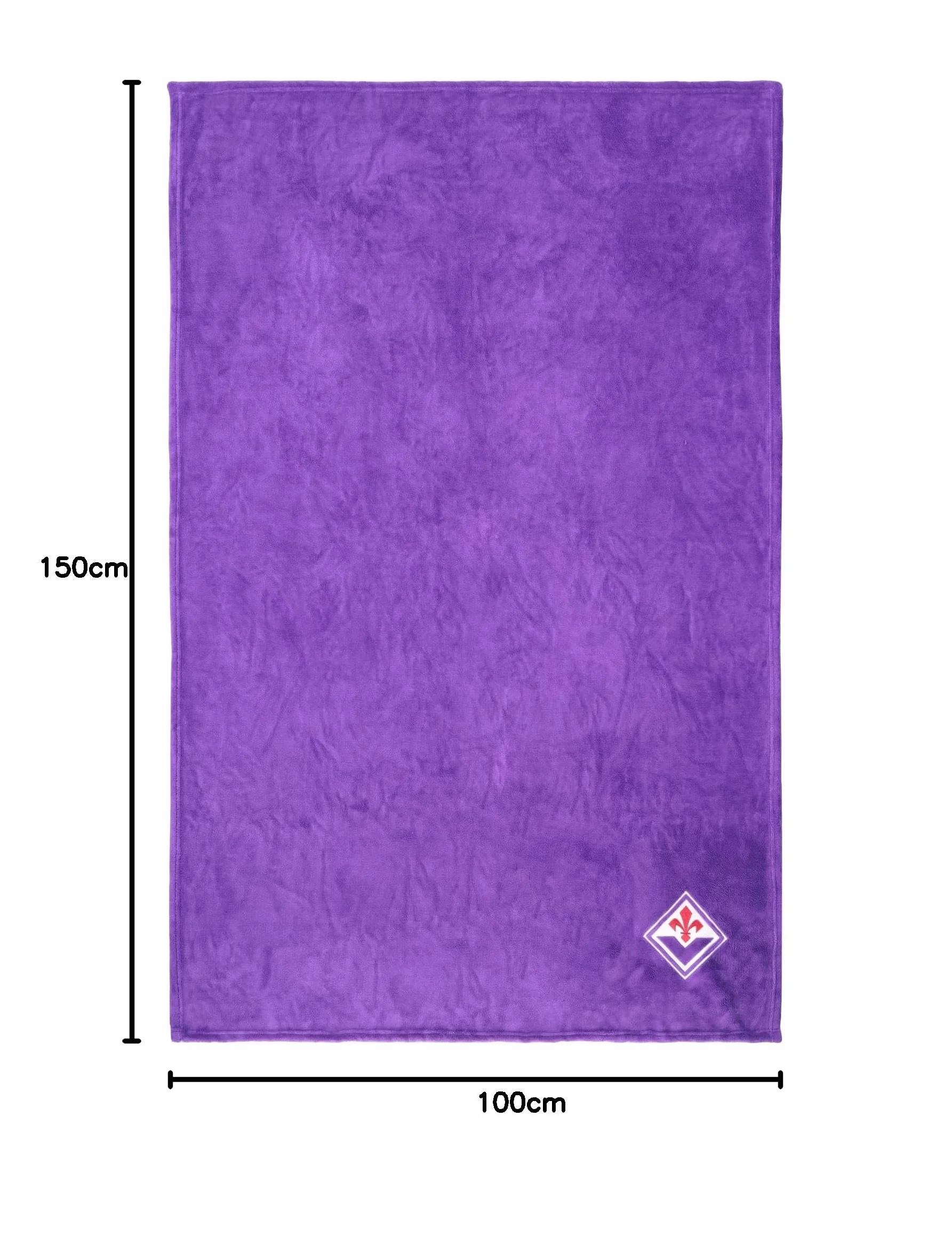 ACF Fiorentina Plaid w polarze koralowym 100x150cm