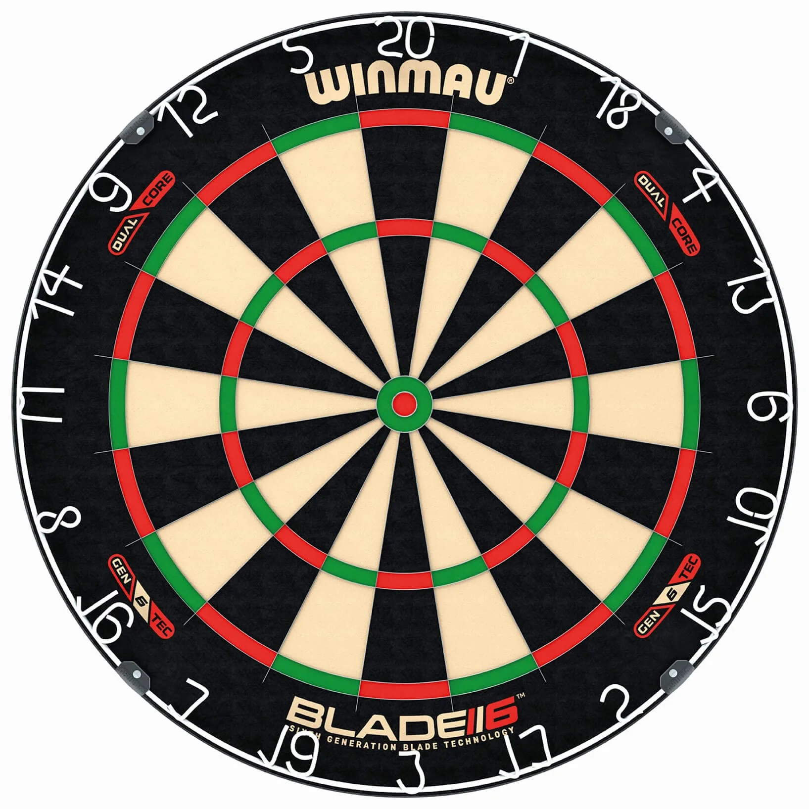 WINMAU Blade 6 Dual Core Dartboard Professional Steel Tip Official Tournament PDC