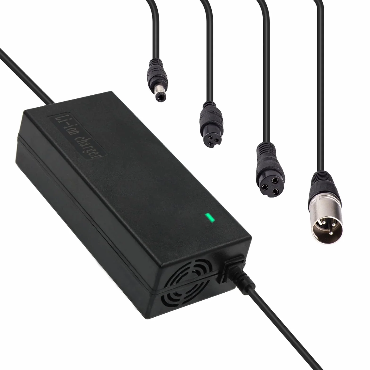 Caricabatterie 54.6V 2A per bici elettrica e scooter, compatibile con batterie al litio 48V 13S
