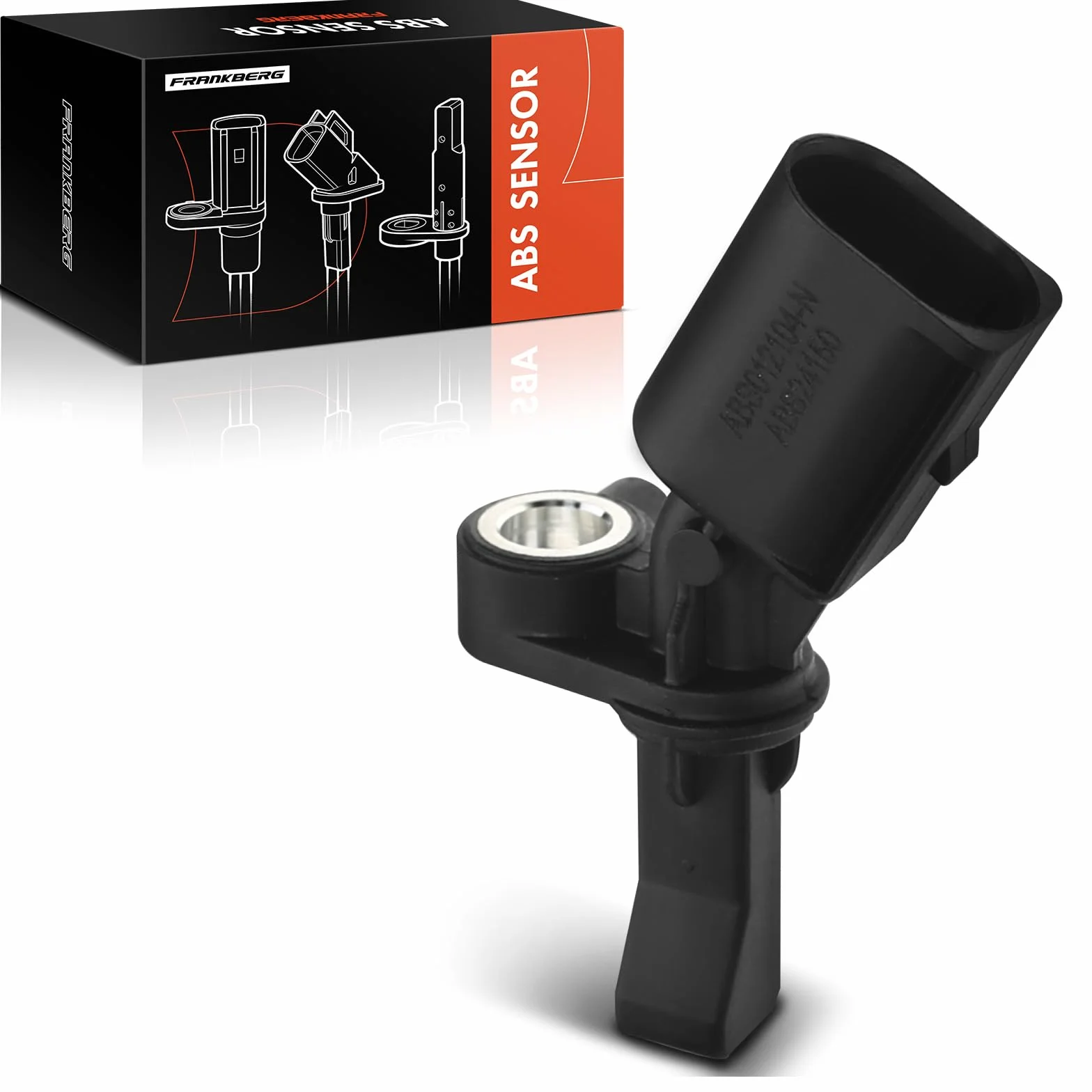Frankberg Sensore Velocità Ruota ABS Sensore ABS 2-Poli Compatibile con UP! 121 122 123 BL1 BL2 BL3 Polo 6C1 6R1 Fabia II 542 Polo 9A 9N Citigo NF1 Replace# ALS2415