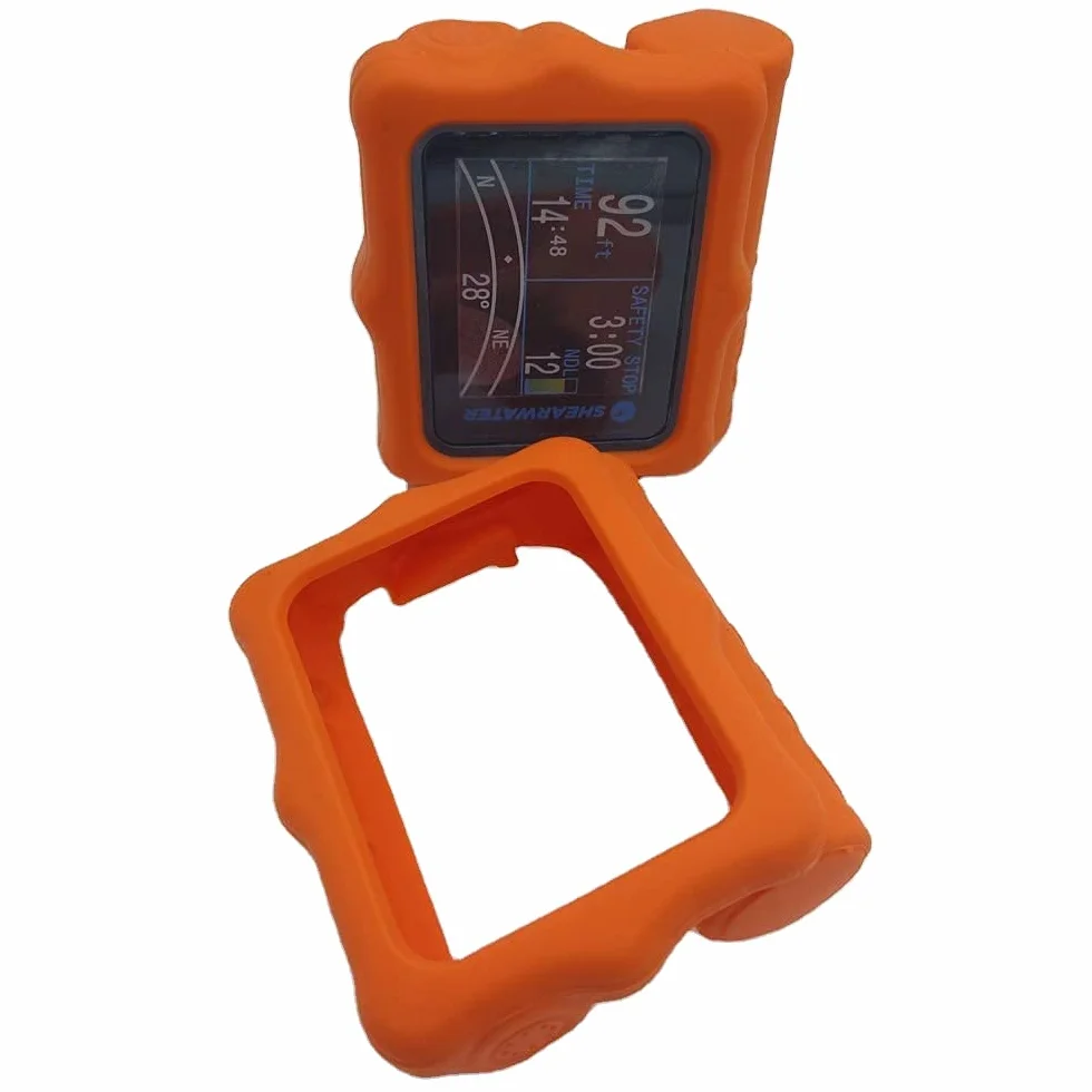 Cover Protettiva in Silicone per Shearwater Perdix Diving Computer (Arancione)