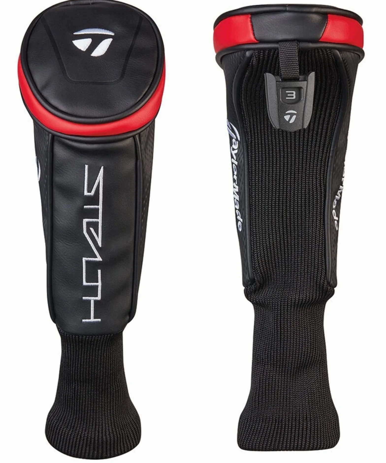 TaylorMade Stealth hybryda golfowa czarno-czerwona