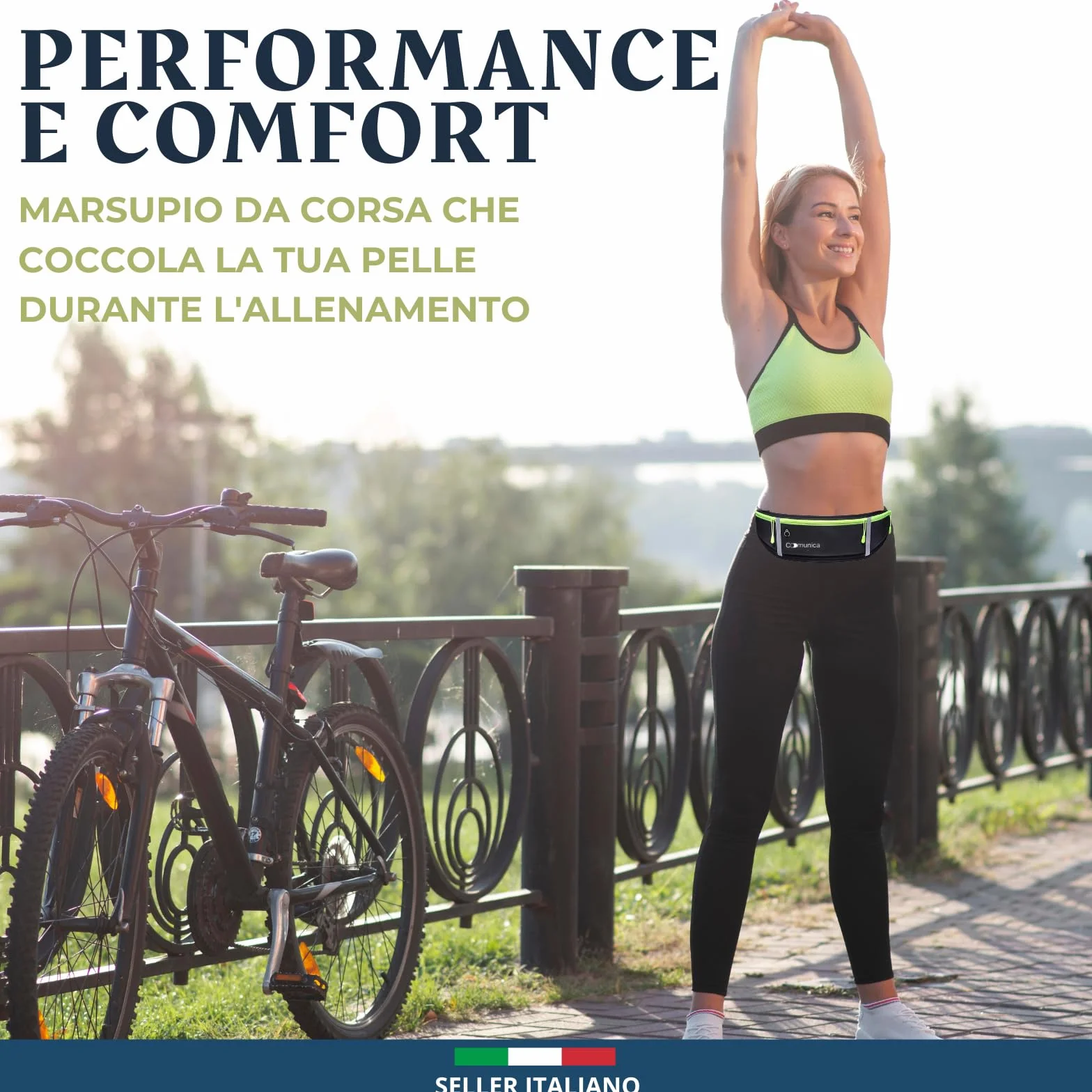 Marsupio Running Impermeabile Porta Telefono Corsa Antiscippo Fitness Viaggi