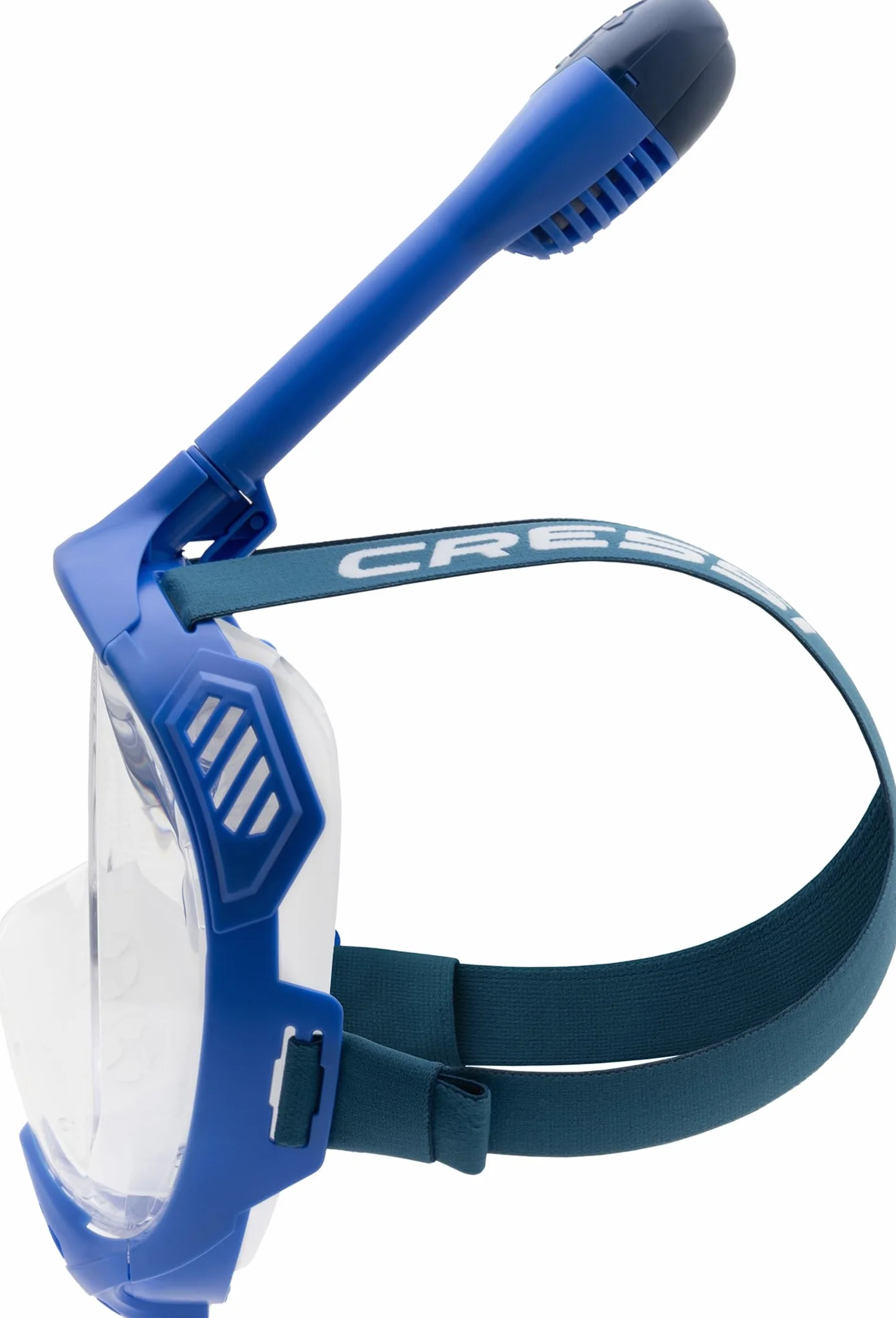 CRESSI Java Full Face Mask Snorkeling Integrale Compact Fit Anti Fog 100% Silicone Dry Snorkel