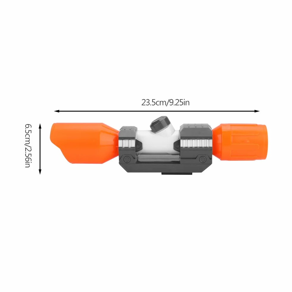 Nerf Mirino per Pistola Giocattolo, Attacco in Plastica con Reticolo, Accessorio Modifica