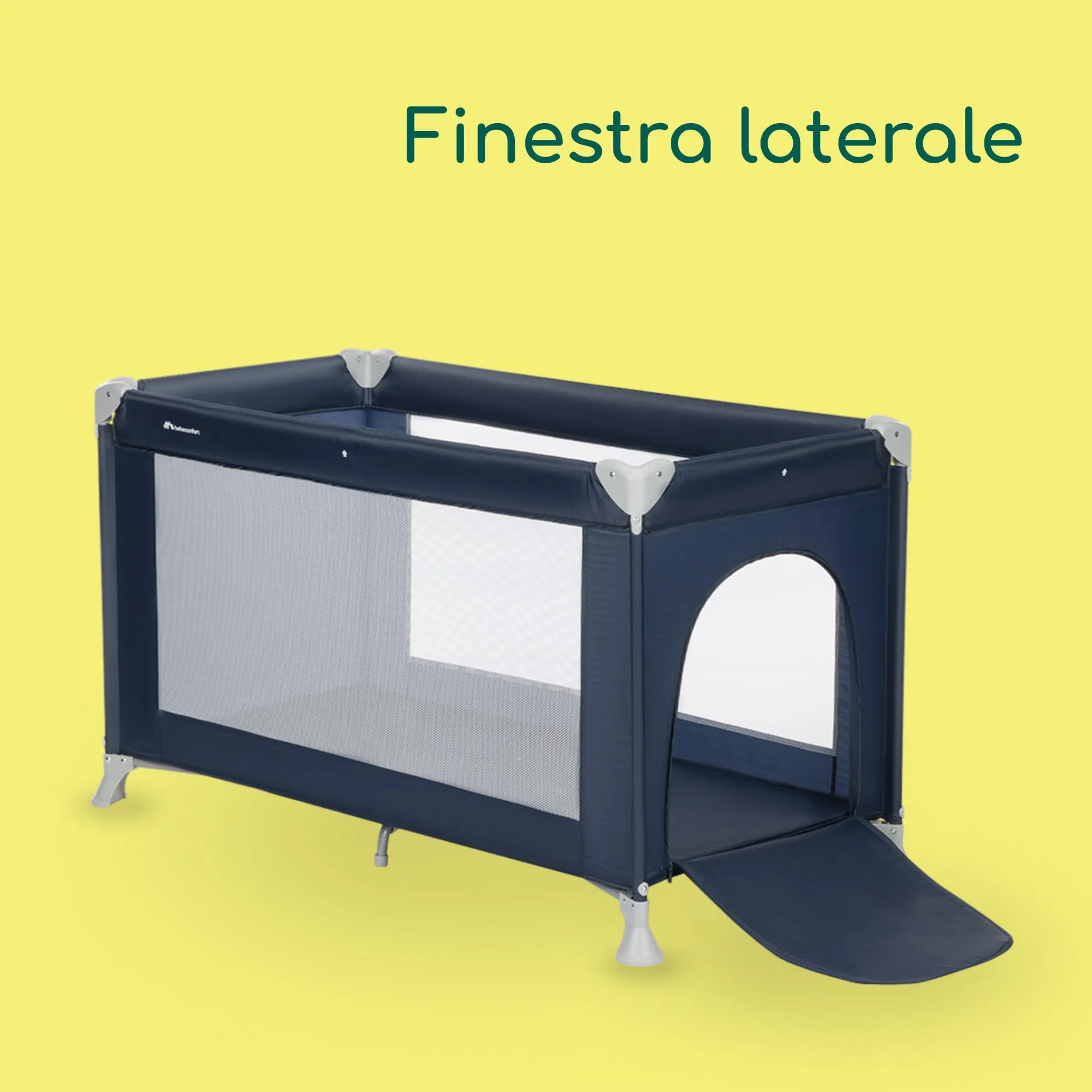 Bebeconfort Sweet Dreams Lettino da Campeggio per Bambini 0-3 anni 15 kg Pieghevole Leggero Materasso Imbottito Navy Blue